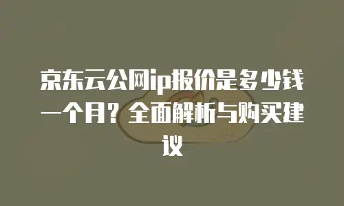 京东云储存佣金多少一个月？