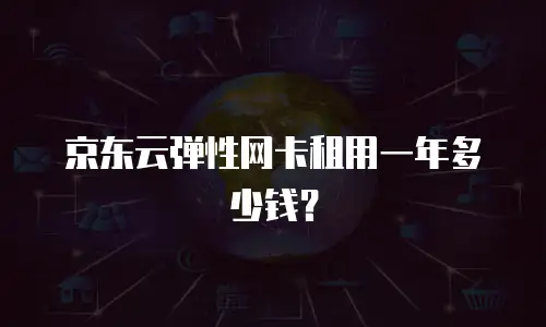 京东云弹性网卡租用一年多少钱？