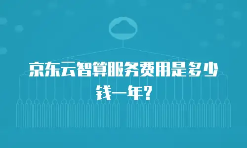 京东云智算服务费用是多少钱一年？