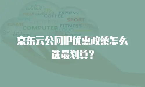 京东云公网IP优惠政策怎么选最划算？
