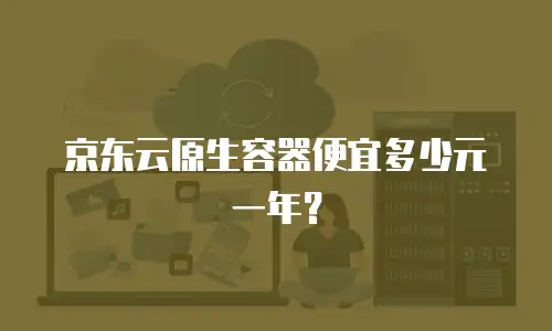 京东云原生容器便宜多少元一年？