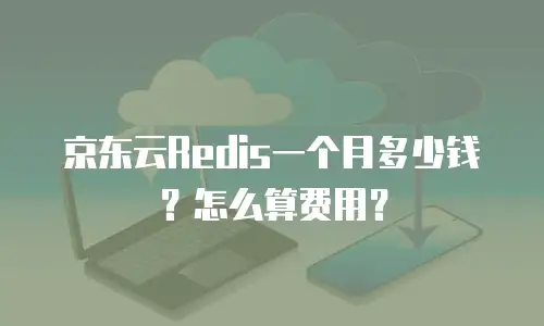 京东云Redis一个月多少钱？怎么算费用？