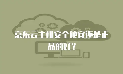 京东云主机安全便宜还是正品的好？