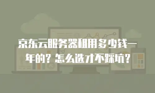 京东云服务器租用多少钱一年的？怎么选才不踩坑？