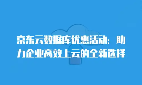 京东云数据分析返点