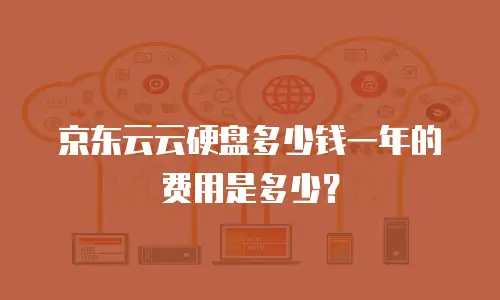 京东云云硬盘多少钱一年的费用是多少？