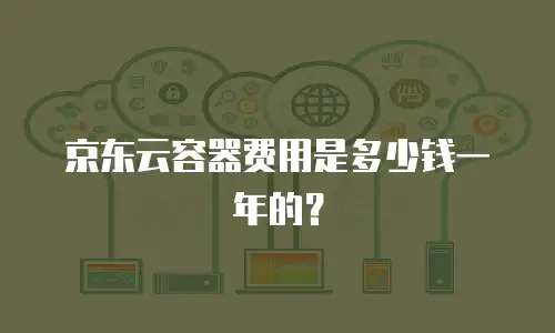 京东云容器费用是多少钱一年的？