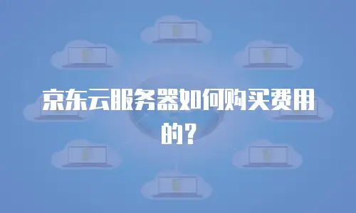 京东云服务器如何购买费用的？