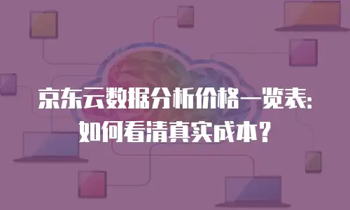 京东云数据分析价格一览表：如何看清真实成本？