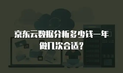 京东云数据分析多少钱一年做几次合适？