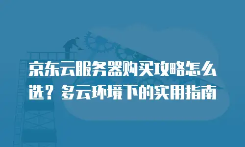 京东云服务器购买攻略怎么选？多云环境下的实用指南