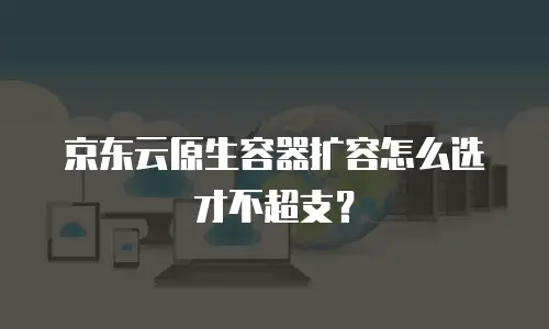 京东云原生容器扩容怎么选才不超支？