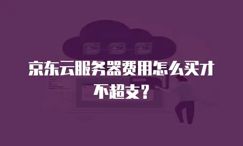 京东云服务器费用怎么买才不超支？