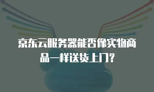 京东云服务器能否像实物商品一样送货上门？