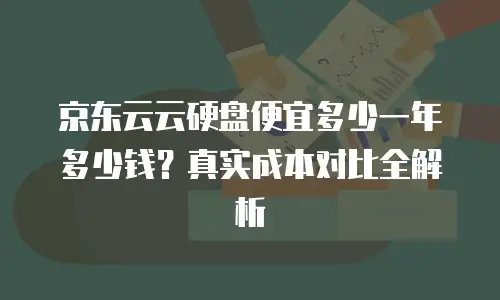 京东云云硬盘便宜多少一年多少钱？真实成本对比全解析