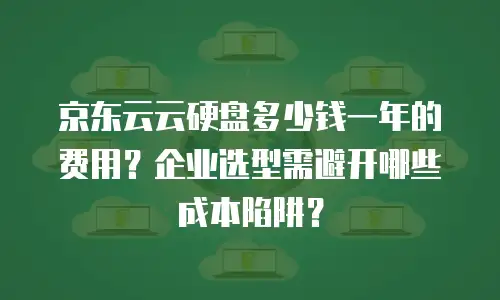 京东云云硬盘多少钱一年的费用？企业选型需避开哪些成本陷阱？