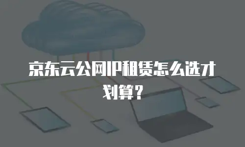 京东云公网IP租赁怎么选才划算？