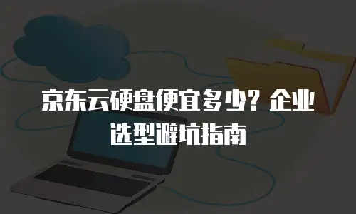 京东云硬盘便宜多少？企业选型避坑指南