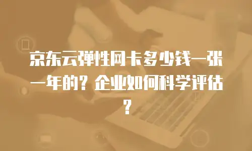京东云弹性网卡多少钱一张一年的？企业如何科学评估？