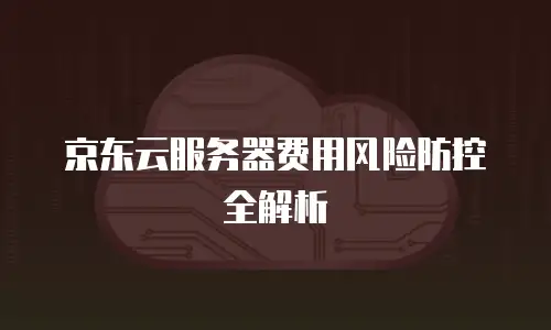 京东云服务器费用风险防控全解析
