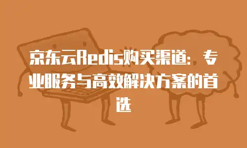 京东云Redis购买渠道：专业服务与高效解决方案的首选
