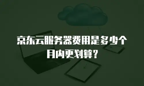 京东云服务器费用是多少个月内更划算？