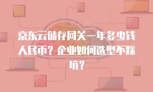 京东云储存网关一年多少钱人民币？企业如何选型不踩坑？