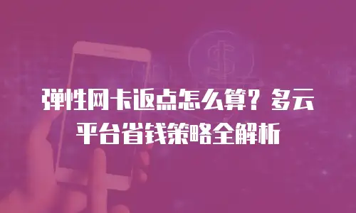 弹性网卡返点怎么算？多云平台省钱策略全解析