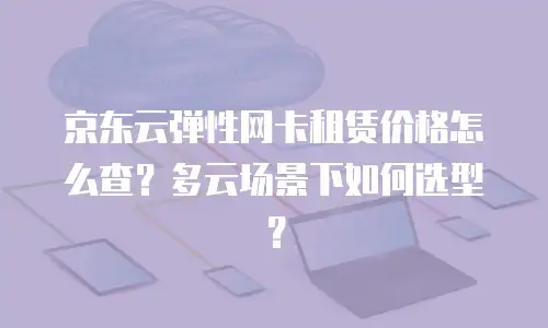 京东云弹性网卡租赁价格怎么查？多云场景下如何选型？