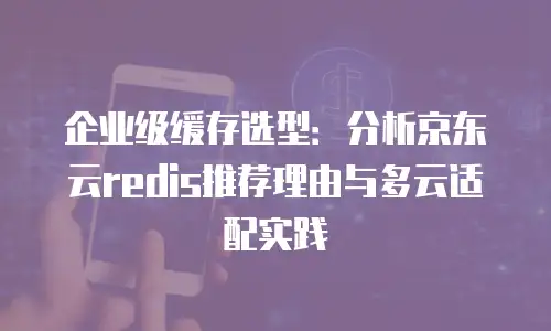 企业级缓存选型：分析京东云redis推荐理由与多云适配实践