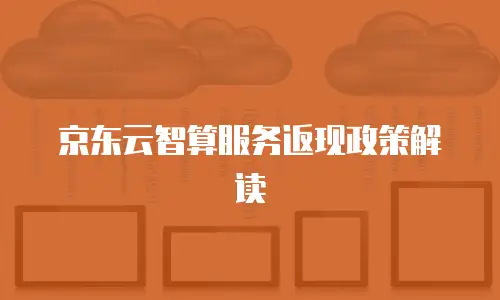 京东云智算服务返现政策解读
