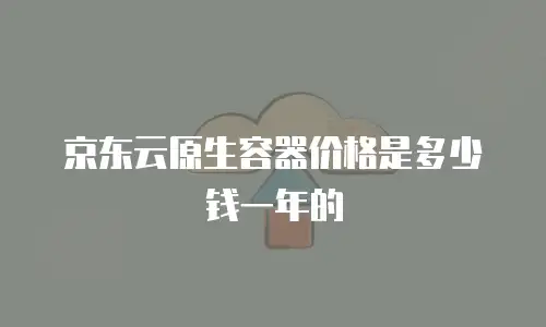 京东云公网ip价格是多少钱一年的多少