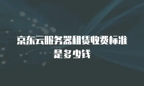 京东云弹性网卡费用是多少元