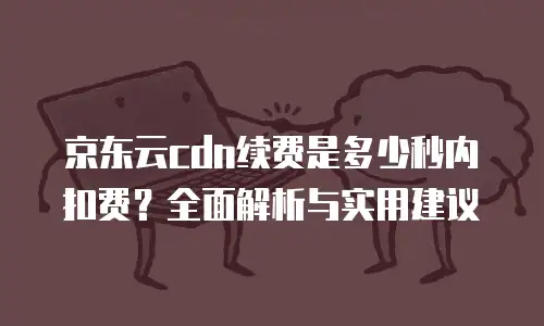 京东云cdn续费是多少秒内扣费？全面解析与实用建议