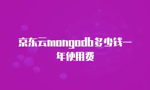 京东云储存多少钱一年合适