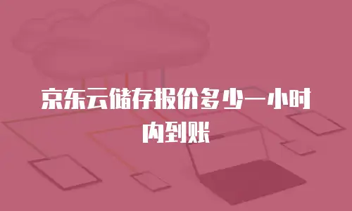 京东云裸金属云主机代金券使用