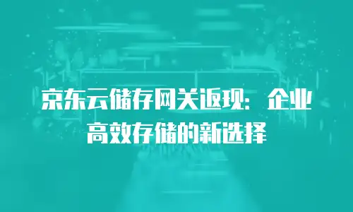 京东云储存收费标准是多少钱一个月？全面解析与实用指南