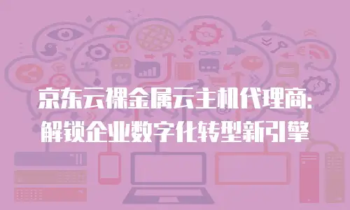 京东云裸金属云主机代理商：解锁企业数字化转型新引擎