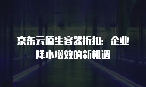 京东云储存打折多少最好用合适：全面解析与选购指南