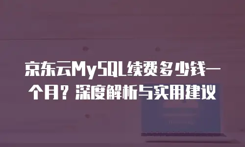 京东云cdn续费是多少元一个月：全面解析与实用建议