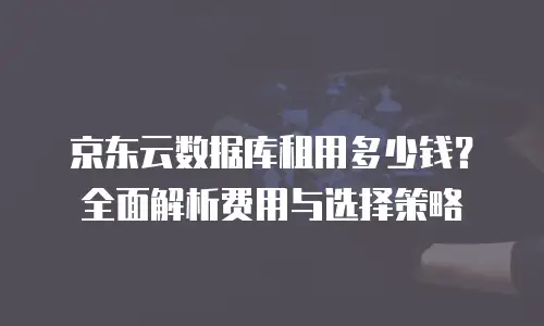 京东云弹性网卡价格多少合适：企业选型的核心考量与价值解析