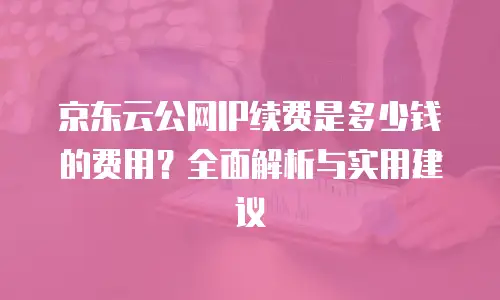 京东云公网IP续费是多少钱的费用？全面解析与实用建议