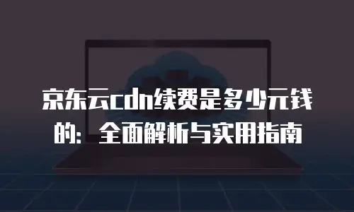 京东云Vearch费用全解析：如何选择最优性价比方案