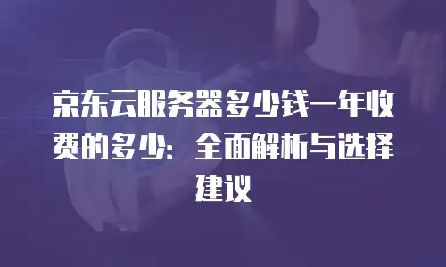 京东云原生容器续费多少：解析成本结构与优化策略