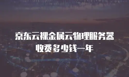 京东云服务器费用多少钱一个月的多少：全面解析与选购指南