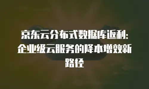 京东云服务器租赁价格多少钱一个月：全面解析与选购指南