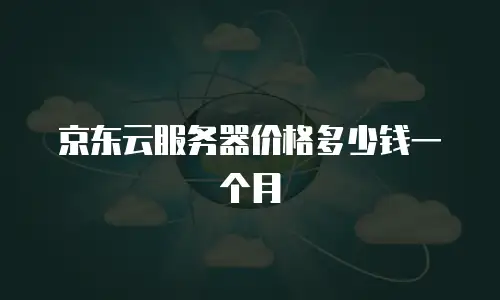 京东云容器价格多少钱合适买东西？对比分析与选购指南