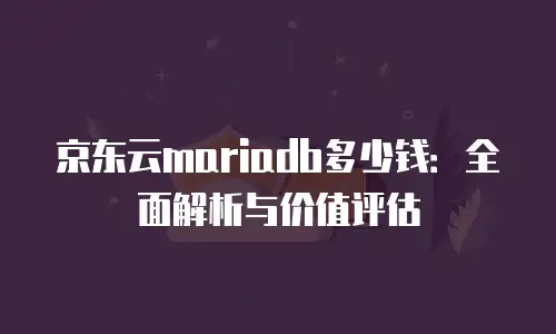 京东云储存报价多少钱一天：企业数据存储的性价比之选