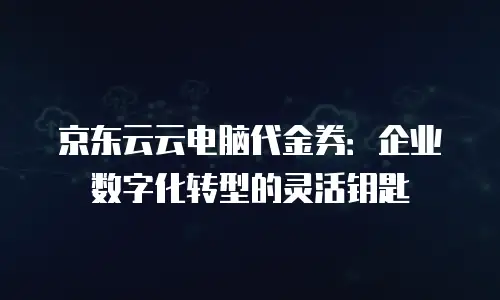 京东云原生容器多少钱合适：成本与价值的平衡之道