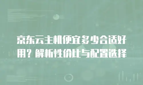 京东云CDN返点：企业如何通过合作实现成本优化